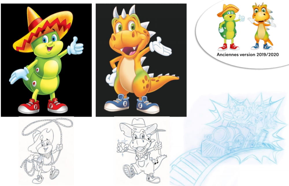 mascottes animaparc 2021