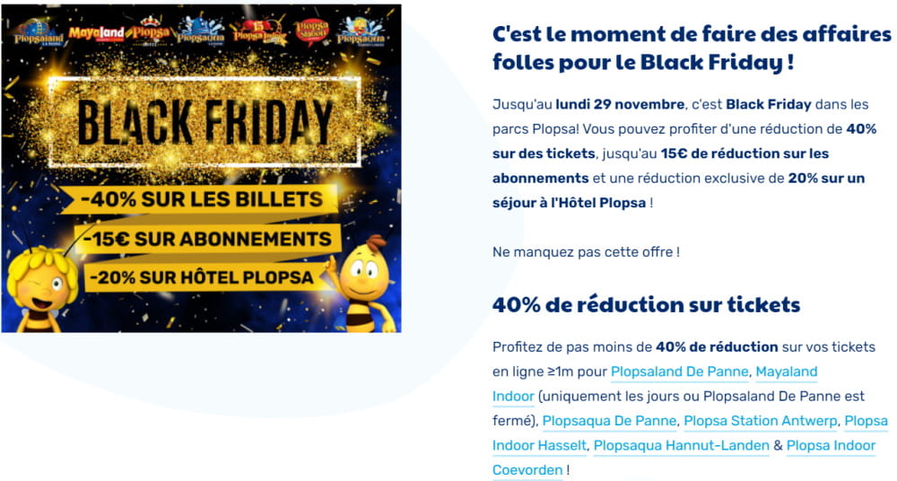 PLOPSA BLACK FRIDAY