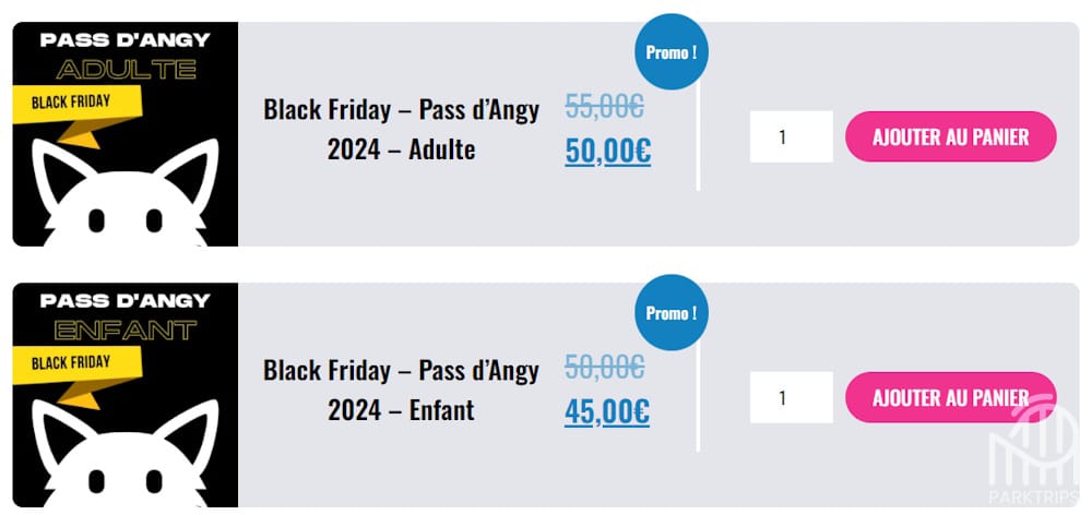 parc ange michel black friday