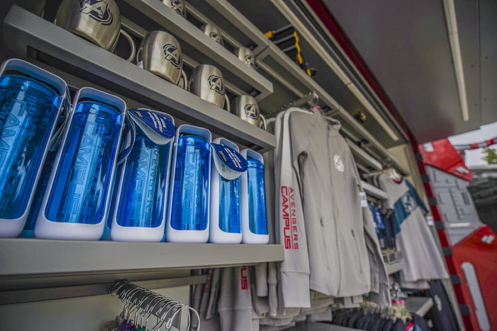 campus supply pod avengers merch