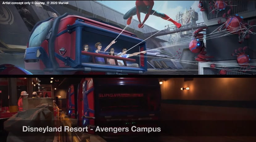 Attraction Spiderman Disneyland Paris