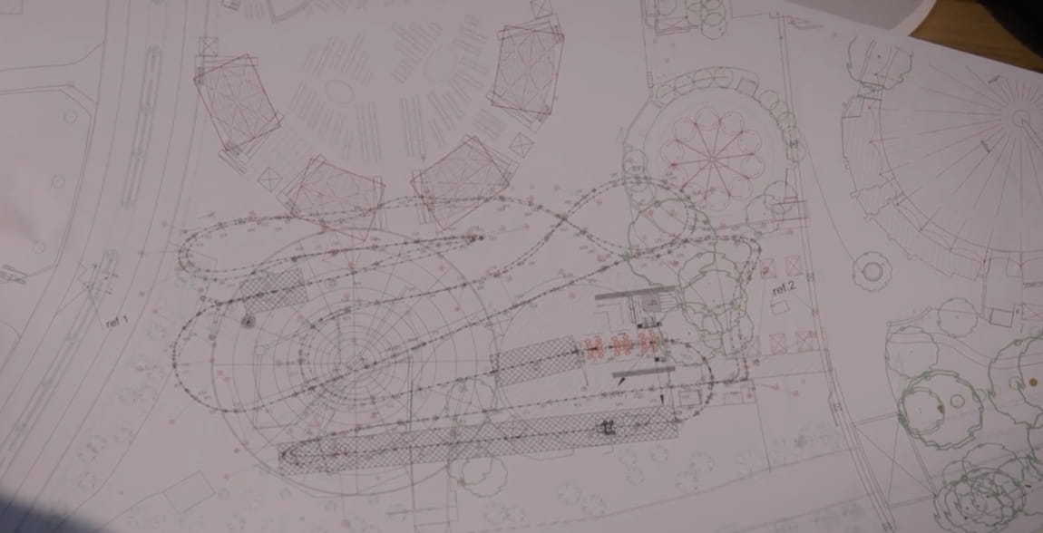 Plan Voltron Coaster Europa Park 2023
