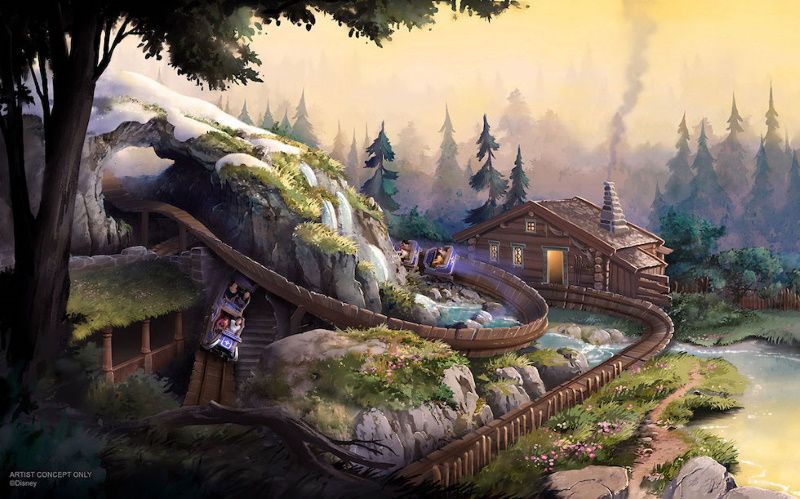 Oaken Rollercoaster Hong Kong Disneyland