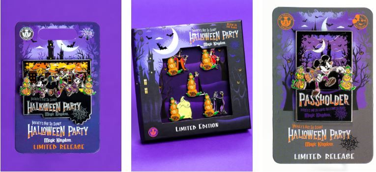 Pins exclusifs Walt Disney World Halloween
