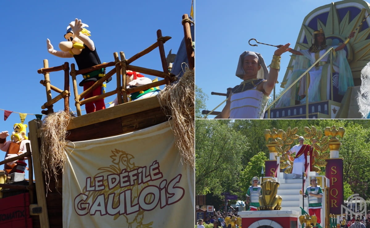Défilé gaulois au Parc Asterix