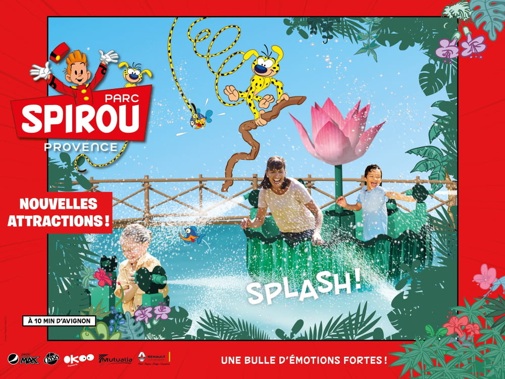splash piranha parc spirou 2021