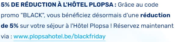 plopsa hotel black friday