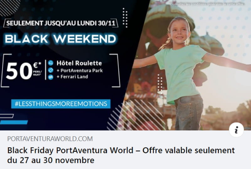 port aventura black friday