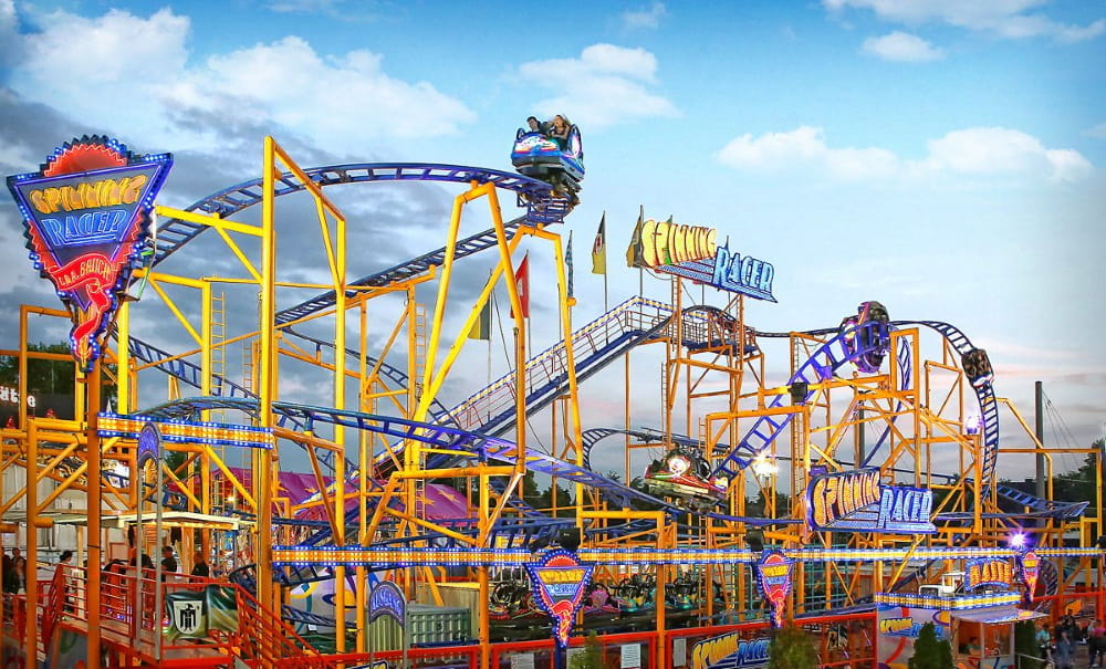 spinning racer rollercoaster 2021 fantasy island