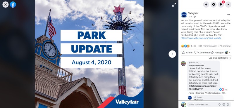 valleyfair annoncement