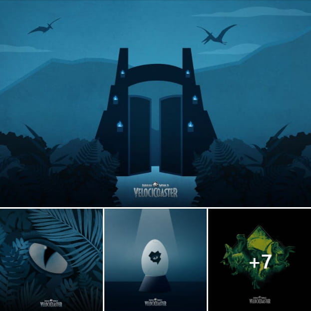 Fonds d'écran Velocicoaster Universal Orlando Resort