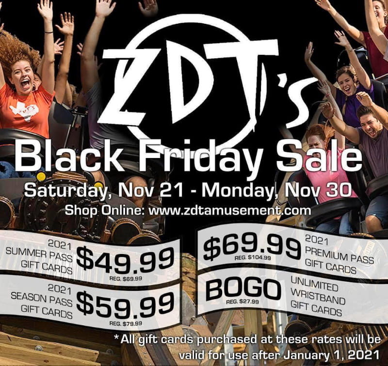zdt amusement park black friday