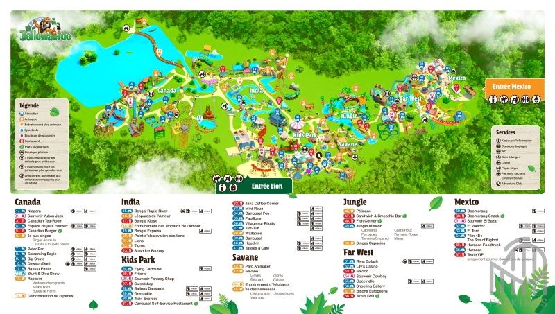 plan bellewaerde 2019