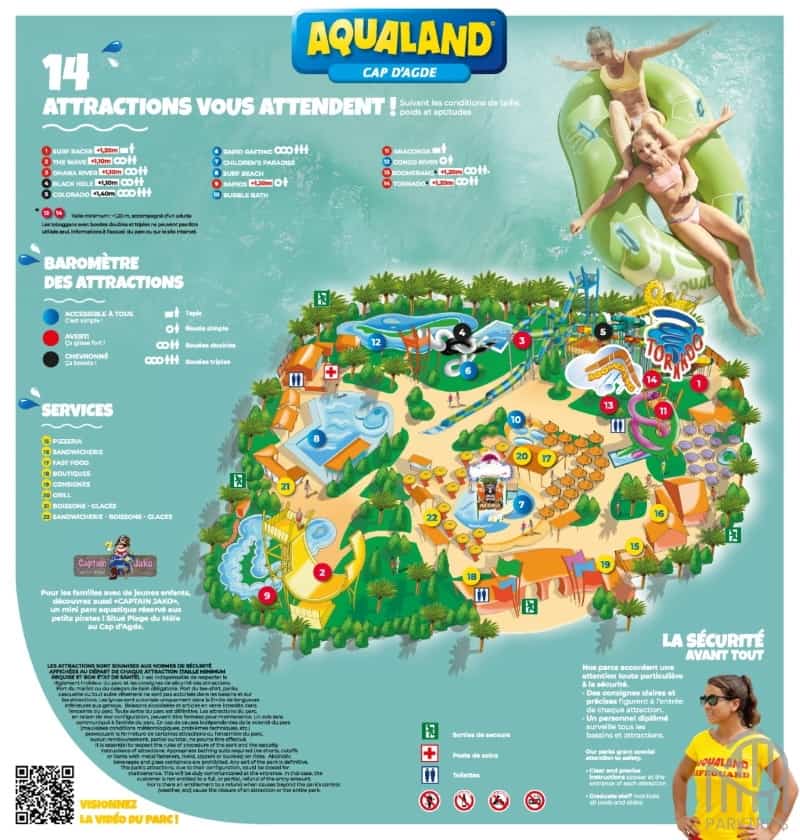 plan aqualand cap agde